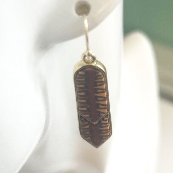 Clay reversible dangle earrings for women by Jilzarah - Picture 4 of 4